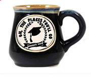 Customized ceramic grad mug in Canada – unique graduation gift with cap design